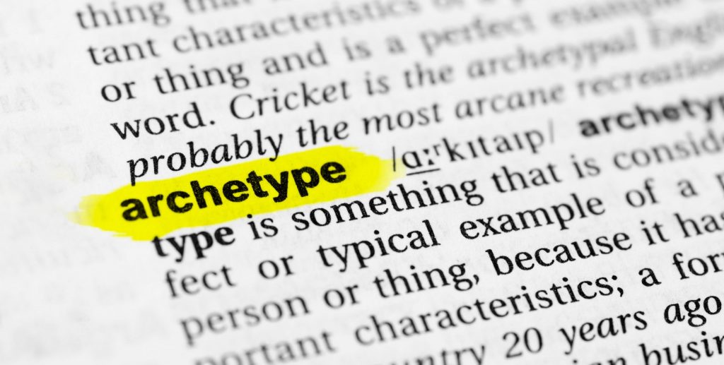 Archetypes highlighted in yellow in dictionary