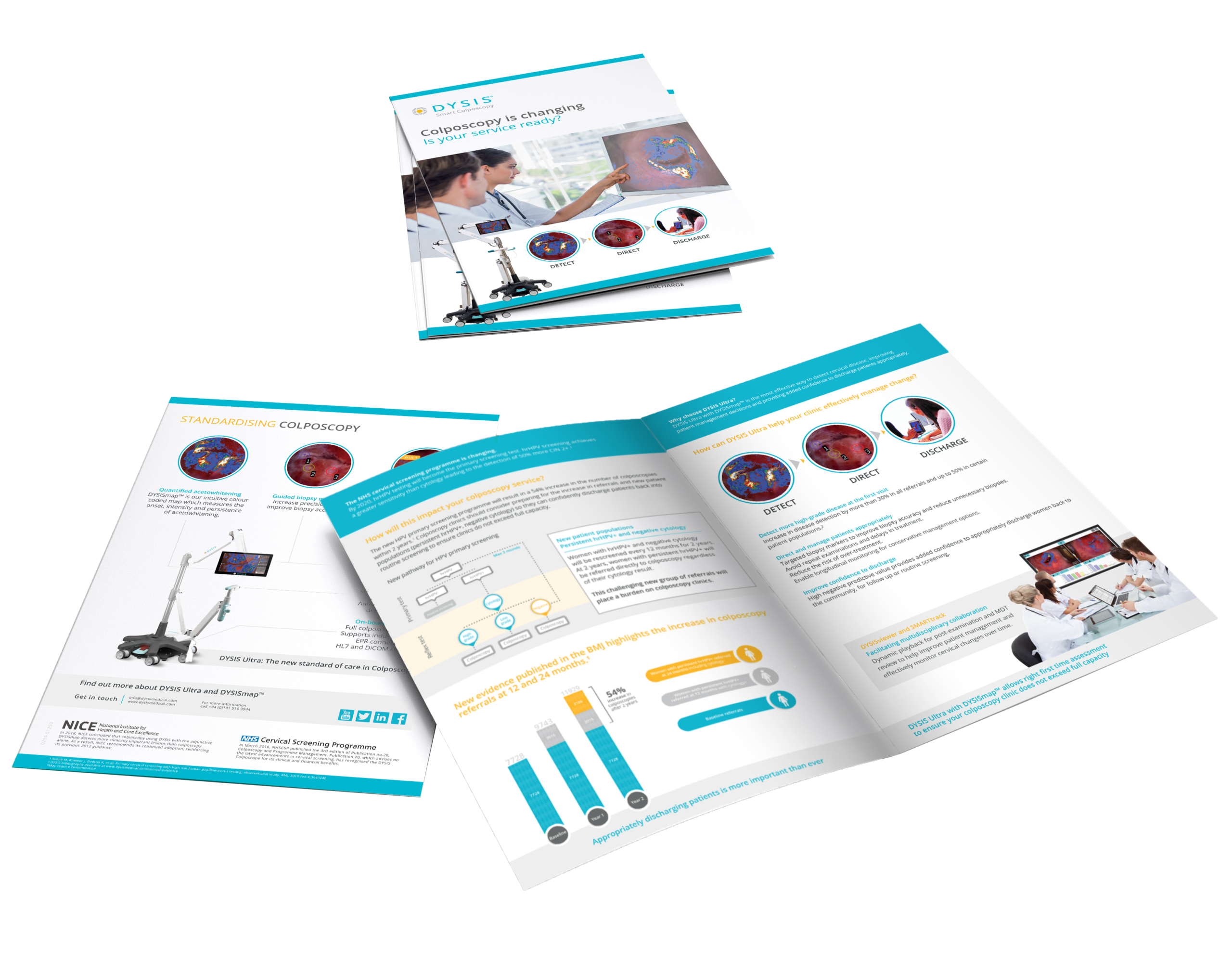 Medical device product brochures